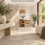 Carrelage élégant en pierre naturelle Astrum dans un intérieur moderne.
